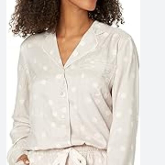 PJ Salvage womens Loungewear Digity Dots Romper XL - Picture 1 of 7